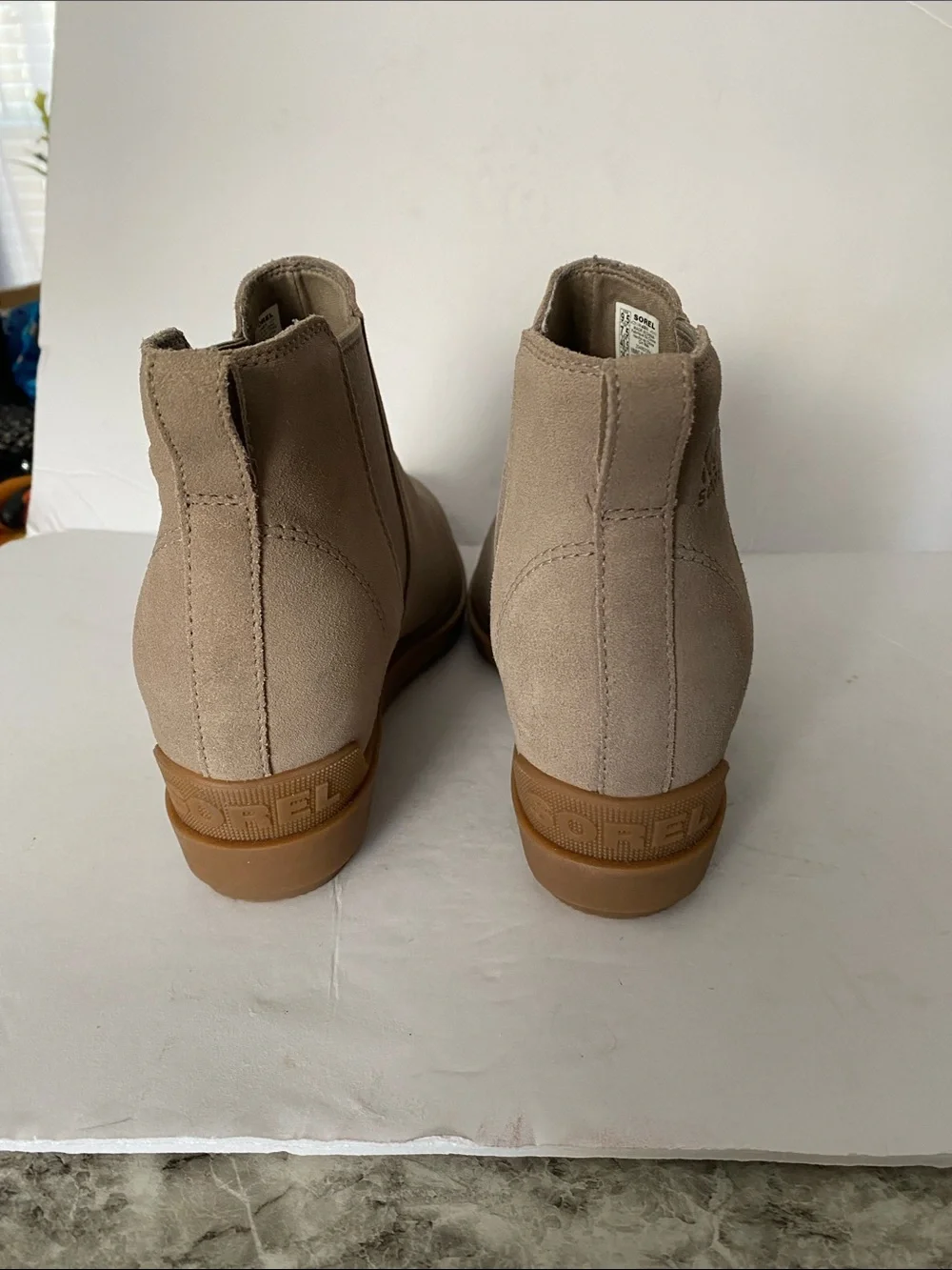 Sorel Women’s Evie II Chelsea - Omega Taupe Suede Leather